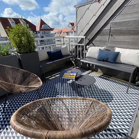 Le Phare - Penthouse Duplex Sur La Lippenslaan - 10min à Pied - Idéal Groupe Famille&amis - 2 Terrasses - Garage Privé Gratuit à Proximité *