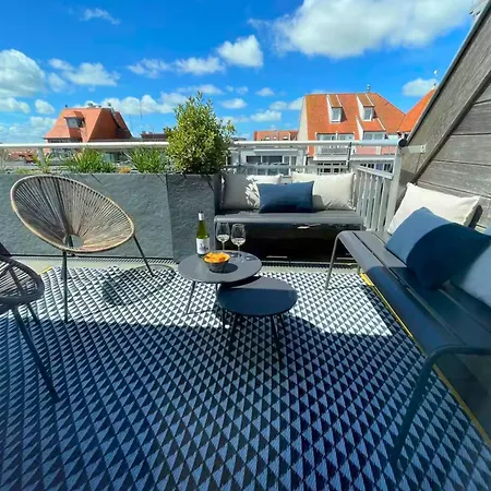 Le Phare - Penthouse Duplex Sur La Lippenslaan - 10min à Pied - Idéal Groupe Famille&amis - 2 Terrasses - Garage Privé Gratuit à Proximité Apartamento *