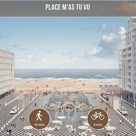 Apartamento Le Phare - Penthouse Duplex Sur La Lippenslaan - 10min à Pied - Idéal Groupe Famille&amis - 2 Terrasses - Garage Privé Gratuit à Proximité